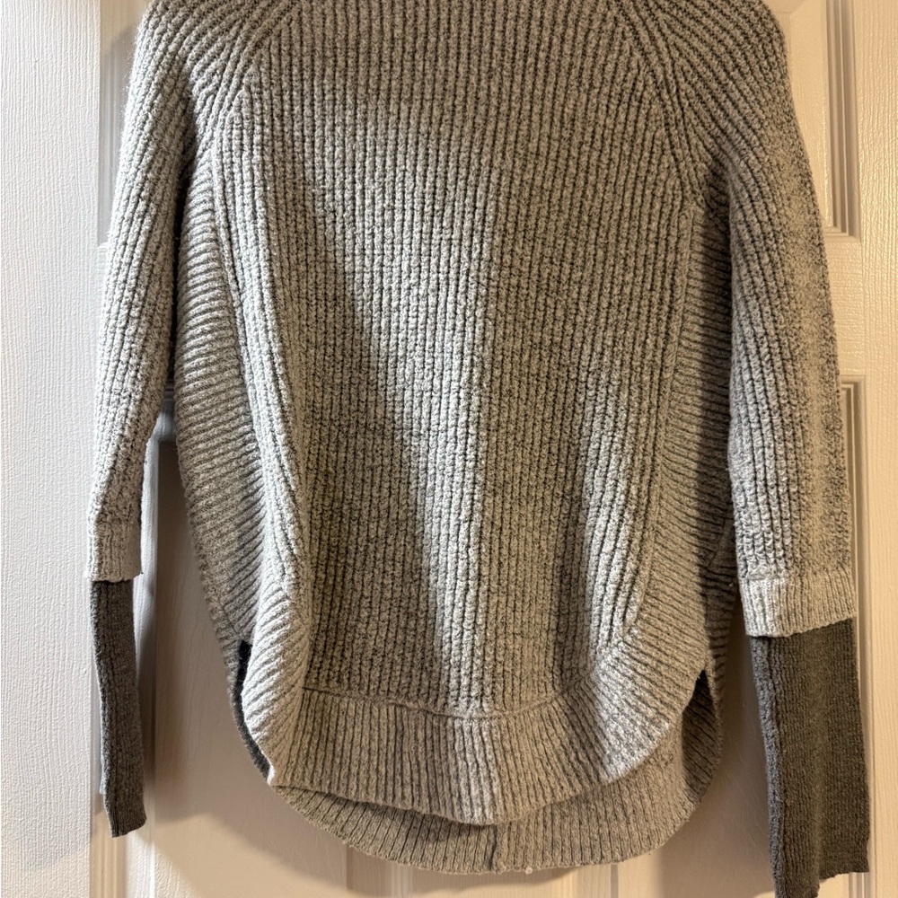 Maurices Heather Gray Cowl Neck Sweater